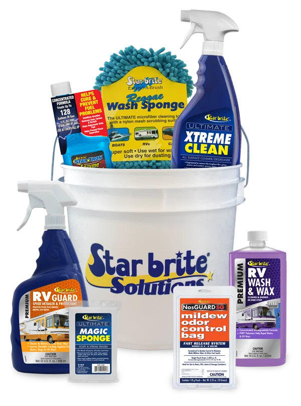 073702 – STAR BRITE Car Detailing Kit, With RV's Wash And Wax 16 Fluid Ounce/ Ultimate Xtreme Clean 22 Fluid Ounce/ S...